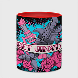 Кружка 3D Get Jinxd, цвет: 3D-белый + красный — фото 2