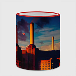 Кружка 3D Animals - Pink Floyd, цвет: 3D-красный кант — фото 2