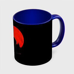 Кружка 3D Plague doctor ЧУМНОЙ ДОКТОР, цвет: 3D-белый + синий