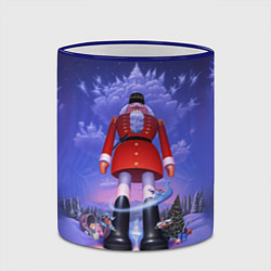 Кружка 3D New Years Nutcracker giant, цвет: 3D-синий кант — фото 2