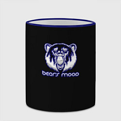 Кружка 3D Bears mood, цвет: 3D-синий кант — фото 2