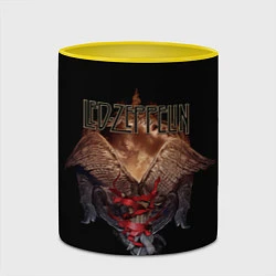 Кружка 3D Led Zeppelin Wings, цвет: 3D-белый + желтый — фото 2