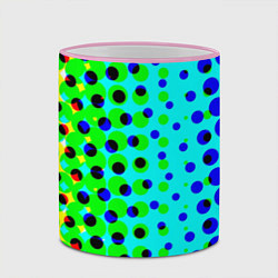 Кружка 3D Цветная кислота, цвет: 3D-розовый кант — фото 2