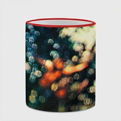 Кружка 3D Obscured by Clouds - Pink Floyd, цвет: 3D-красный кант — фото 2