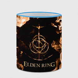 Кружка 3D Elden Ring Logo, цвет: 3D-небесно-голубой кант — фото 2