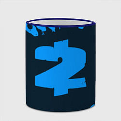 Кружка 3D PAYDAY 2 - Краска, цвет: 3D-синий кант — фото 2
