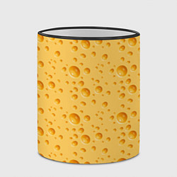 Кружка 3D Сыр Cheese, цвет: 3D-черный кант — фото 2