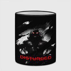 Кружка 3D DISTURBED THE GUY ЛИЦО ДЕМОНА, цвет: 3D-черный кант — фото 2