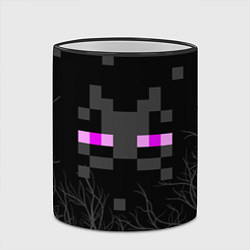 Кружка 3D ЭНДЕРМЕН МАЙНКРАФТ MINECRAFT, цвет: 3D-черный кант — фото 2