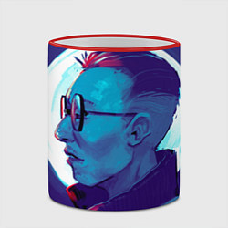 Кружка 3D Куцураги Сан, цвет: 3D-красный кант — фото 2