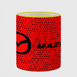 Кружка 3D МАЗДА Mazda Космос, цвет: 3D-желтый кант — фото 2