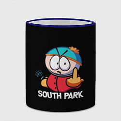 Кружка 3D Южный парк Эрик South Park, цвет: 3D-синий кант — фото 2