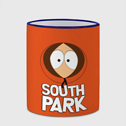 Кружка 3D Южный парк Кенни South Park, цвет: 3D-синий кант — фото 2