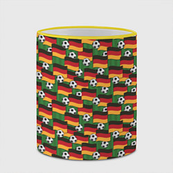 Кружка 3D Германия футбол, цвет: 3D-желтый кант — фото 2