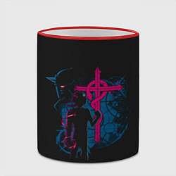 Кружка 3D Альфонс и Эдвард, цвет: 3D-красный кант — фото 2