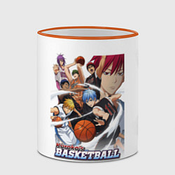 Кружка 3D Kurokos Basketball 1, цвет: 3D-оранжевый кант — фото 2