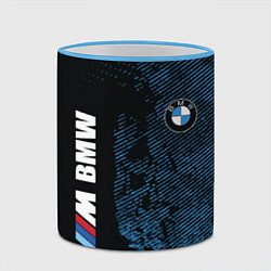 Кружка 3D BMW M Series Синий Гранж, цвет: 3D-небесно-голубой кант — фото 2