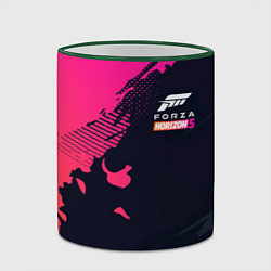Кружка 3D Форза Хорайзен 5 Forza Horizon 5, цвет: 3D-зеленый кант — фото 2