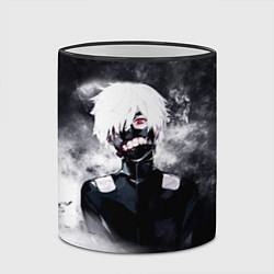 Кружка 3D Токийский Гуль в Дыму Tokyo Ghoul Smoke, цвет: 3D-черный кант — фото 2