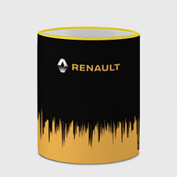Кружка 3D Renault - Авто модель, цвет: 3D-желтый кант — фото 2