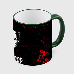 Кружка 3D Декстер Новая Кровь Dexter New Blood, цвет: 3D-зеленый кант