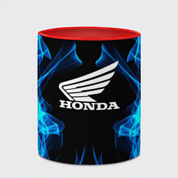 Кружка 3D Honda Fire, цвет: 3D-белый + красный — фото 2