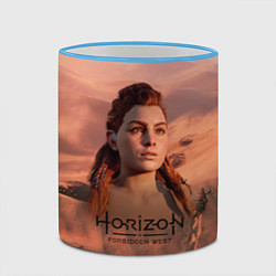 Кружка 3D Aloy Horizon Forbidden Zero Dawn, цвет: 3D-небесно-голубой кант — фото 2