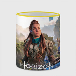 Кружка 3D Aloy Элой Horizon, цвет: 3D-желтый кант — фото 2