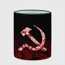 Кружка 3D СССР АХЕГАО USSR AHEGAO, цвет: 3D-зеленый кант — фото 2