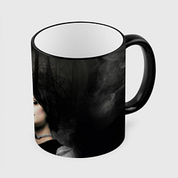Кружка 3D Alice Cullen, цвет: 3D-черный кант