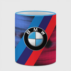Кружка 3D BMW Luxury, цвет: 3D-небесно-голубой кант — фото 2