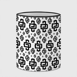 Кружка 3D White Pattern Dope Camo Dope Street Market, цвет: 3D-черный кант — фото 2