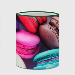 Кружка 3D Colorful Macaroons, цвет: 3D-зеленый кант — фото 2