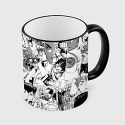 Кружка 3D Волейбол!! pattern, цвет: 3D-черный кант