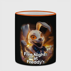 Кружка 3D Five Nights at Freddys: Security Breach - Ванни, цвет: 3D-оранжевый кант — фото 2