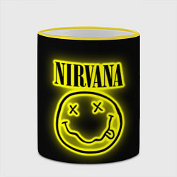 Кружка 3D NIRVANA неон, цвет: 3D-желтый кант — фото 2