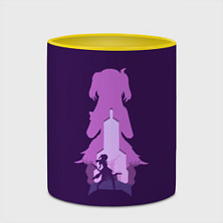 Кружка 3D Принцесса осуждения Фишль, цвет: 3D-белый + желтый — фото 2