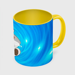 Кружка 3D Две чашечки Cupheadг, цвет: 3D-белый + желтый