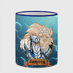 Кружка 3D Godfrey elden ring, цвет: 3D-синий кант — фото 2