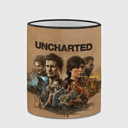 Кружка 3D Uncharted Анчартед, цвет: 3D-черный кант — фото 2