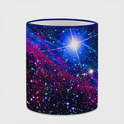 Кружка 3D Открытый космос Star Neon, цвет: 3D-синий кант — фото 2