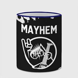 Кружка 3D Mayhem КОТ Краска, цвет: 3D-синий кант — фото 2