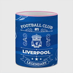 Кружка 3D Liverpool FC 1, цвет: 3D-розовый кант — фото 2