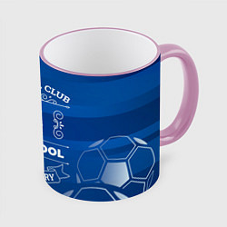 Кружка 3D Liverpool FC 1, цвет: 3D-розовый кант