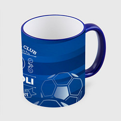 Кружка 3D Napoli FC 1, цвет: 3D-синий кант
