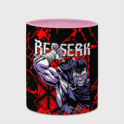 Кружка 3D БЕРСЕРК BERSERK GUTS, цвет: 3D-белый + розовый — фото 2
