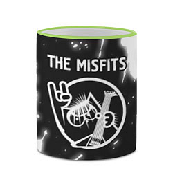 Кружка 3D The Misfits КОТ Краска, цвет: 3D-светло-зеленый кант — фото 2