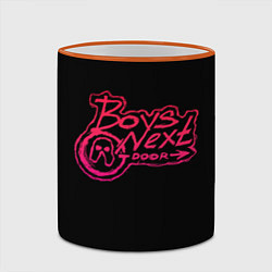 Кружка 3D BOYS NEXT DOOR, цвет: 3D-оранжевый кант — фото 2