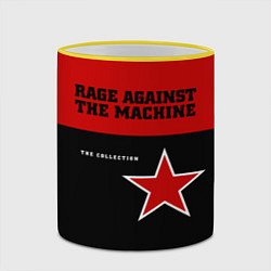 Кружка 3D The Collection - Rage Against the Machine, цвет: 3D-желтый кант — фото 2