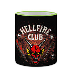 Кружка 3D Hellfire club, цвет: 3D-светло-зеленый кант — фото 2